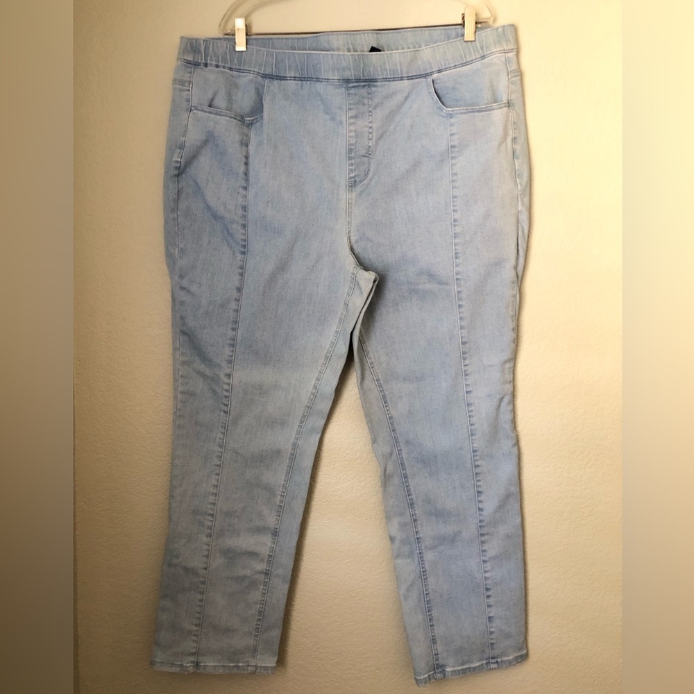 Isaac Mizrahi Live Light Blue Stretch Jeans Women 22W